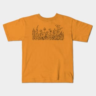 Wildflower Garden Kids T-Shirt